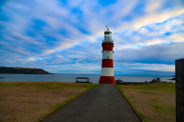 lighthouse on the coast of state