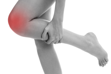 Pain in leg. Isolated