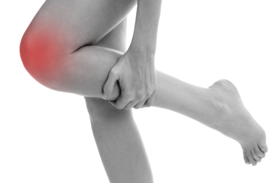 Pain in leg. Isolated 