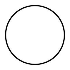 Circle shape icon.