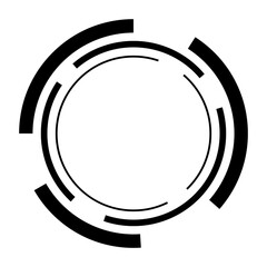 Modern Circle icon.