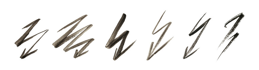 Brush Drawing Lighting Strike Icon