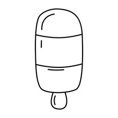 Line ice cream icon.