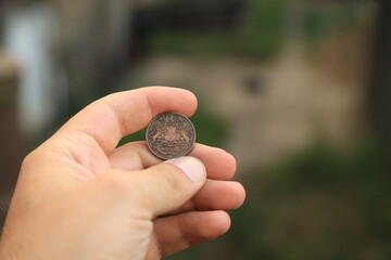 Old coin of British India