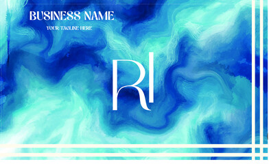 RI initial logo | initial based abstract modern minimal creative logo, vector template image. luxury logotype logo, real estate homie logo. typography logo. initials logo.