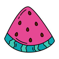 Watermelon slice icon.