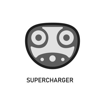 Electric car supercharging connector. Ev charger USA. Vector illustration