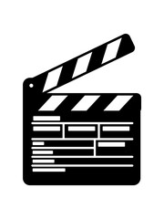 Kino Filmklappe Regie führen  - obrazy, fototapety, plakaty