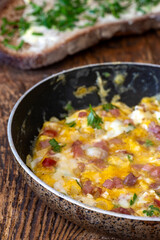 scrambled eggs