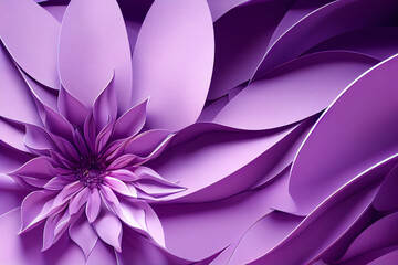 beautiful purple floral background, abstract nature wallpaper, zen spa aromatherapy massage, 3d render, 3d illustration - obrazy, fototapety, plakaty