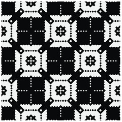 Design seamless monochrome geometric pattern. Abstract background. Vector art.Perfect for site backdrop, wrapping paper, wallpaper, textile and surface design. 