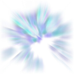 Isolated transparent abstract glitch art shape .