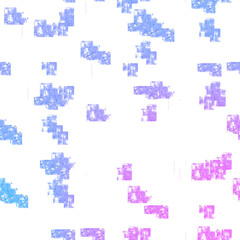Naklejka premium Isolated transparent abstract glitch art shape element.