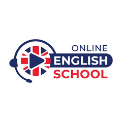 Vector logo of the English language school