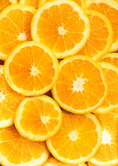 orange slices background