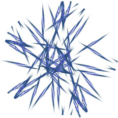 Obraz premium Isolated transparent abstract glitch art shape element.