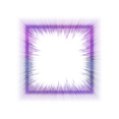 Isolated transparent abstract glitch art shape element.