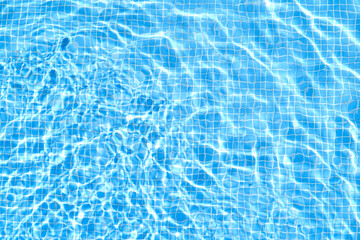Swimming pool water texture.