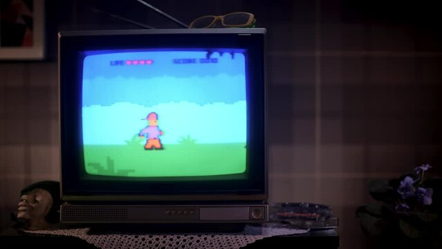 Video game console from 1980s decade