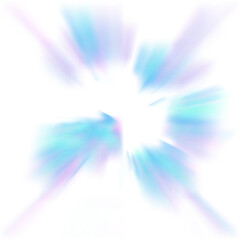 Isolated transparent abstract blur shape element.