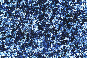 Stone texture. Mineral marble pattern. Geology blue cells pattern. Abstract ice graphic design backdrop. Frozen look white winter texture. Grainy background. Noise backdrop. Decorative gravel.