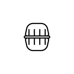 food packaging icon vector design templates