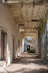 old stone corridor
