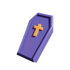 The coffin 3d element spooky