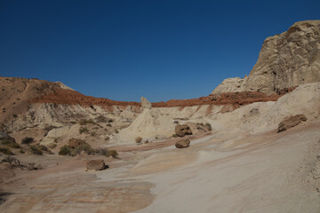 Toadstool rock formations in Arizona
