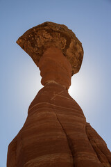 Toadstool rock formations in Arizona
