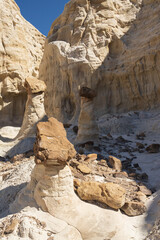 Toadstool rock formations in Arizona
