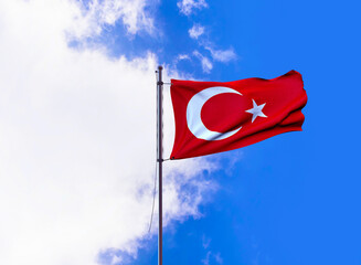 Turkish Flag, Turkey and Turkish Flag Background Design