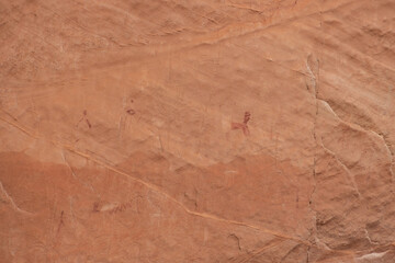 Pictographs at Catstair Canyon, Arizona, USA
