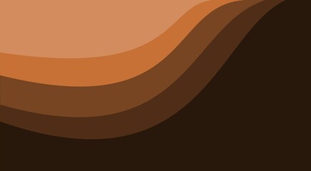 Brown vector background with bubble shapes. Colorful abstract illustration with gradient lines. Brand-new design for your ads, poster, banner, abstract  brown background.