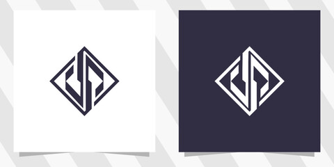 letter dp pd logo design