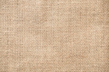 茶色の麻の布の背景素材、ベージュの麻布の背景