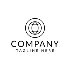 globe or sphere logo design