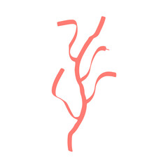 Sketch rose doodle hand drawn