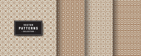 Set of seamless patterns collection © degungpranasiwi