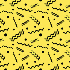 memphis seamless pattern design background design