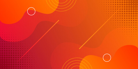 Dynamic vibrant colorful gradient orange background