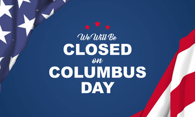 columbus Day Background Design. Banner, Poster, Greeting Card. Vector Illustration.