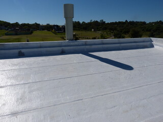 Colocación de membranas asfáltica.