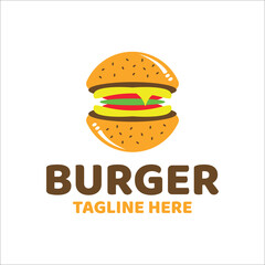 Modern Burger Logo For Your Business 