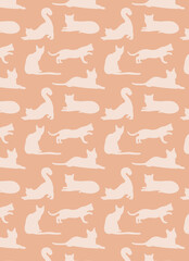 Cat animal digital paper background