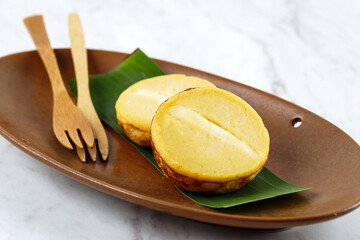 Kue Lumpur Kentang or Potato Mud Cake, Indonesian Traditional Jajan Pasar