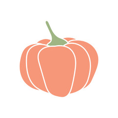 illustration of pumpkin on a white background