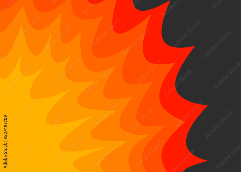 Poster simple background with gradient explosive pattern