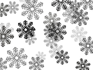 Illustration Snowflake Background
