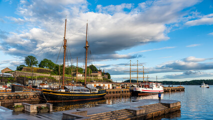 Fototapeta na wymiar Oslo harbor